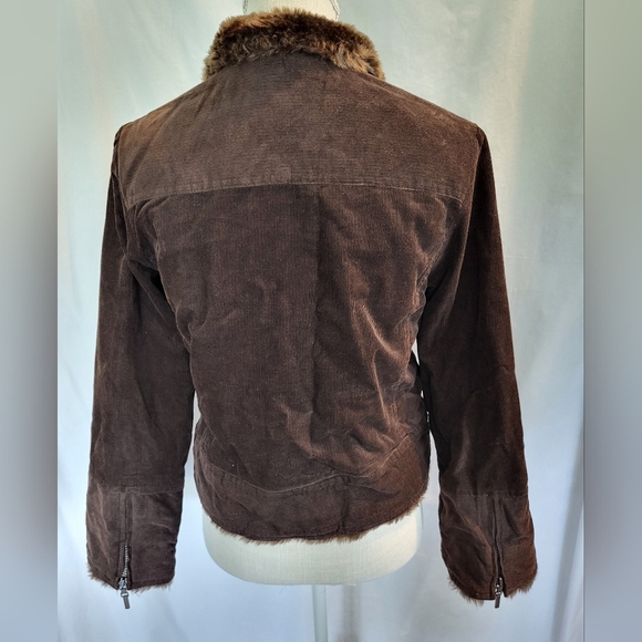 Rampage Outerwear - Brown Zip up Cotton & Nylon Jacket - (L) - Picture 2 of 7